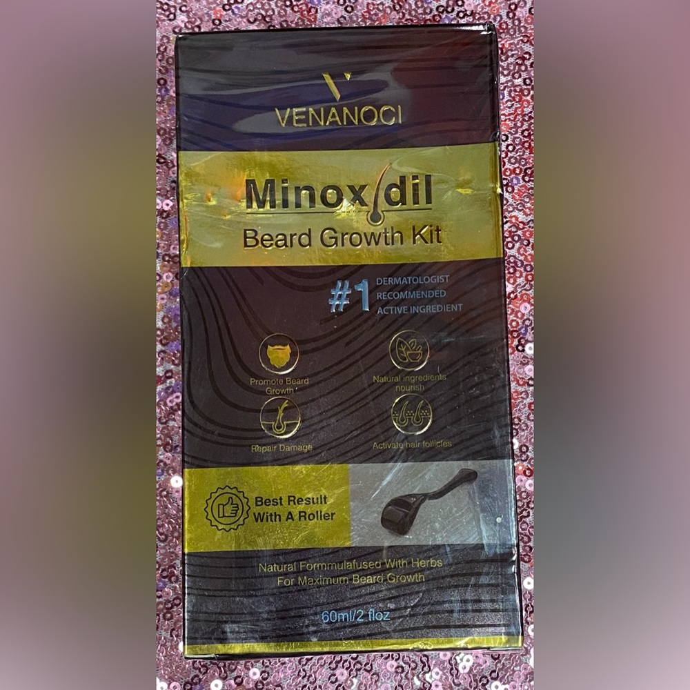 Beard Growth Kit - Gold and Black